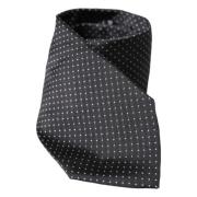 Zijden stropdas met polkadots voor mannen Dolce & Gabbana , Black , He...