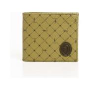 Monogram Leren Portemonnee met jaren 70 Print Trussardi , Green , Here...