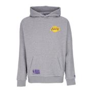 NBA Half Logo Oversized Hoodie New Era , Gray , Heren