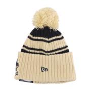 NFL Pom Pom Beanie Hat New Era , Beige , Heren