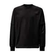 Zwarte Metropolis Fleece Sweater C.p. Company , Black , Heren