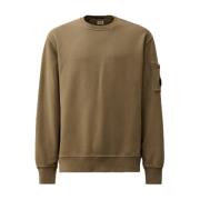 Beige Geborstelde Sweater C.p. Company , Beige , Heren