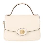 Spazzolato Small Top-Handle Tas Tory Burch , Beige , Dames