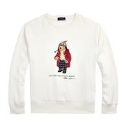 Sweatshirt met ronde hals en Polo Beer Ralph Lauren , Beige , Heren