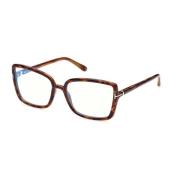 Stijlvolle Zwarte Zonnebril Tom Ford , Brown , Unisex