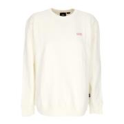 Witte Sweatshirt met Geborduurd Logo Vans , White , Dames