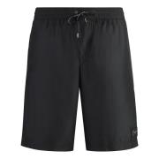 Sneldrogende Nylon Zwemshorts Dolce & Gabbana , Black , Heren