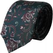 Groene zijden stropdas met bloemenprint Dolce & Gabbana , Green , Here...