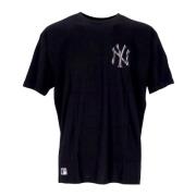 MLB Achterlichaam Print Oversize Tee New Era , Black , Heren