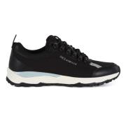 Leren en stoffen loggympen Paul & Shark , Black , Heren