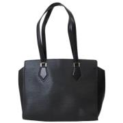 Pre-owned Leather louis-vuitton-bags Louis Vuitton Vintage , Black , D...