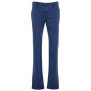 Blauwe Katoenen Slim Fit Chino's Jacob Cohën , Blue , Heren