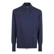 Luxe Blauwe Kasjmier Trui Aw24 Ballantyne , Blue , Heren