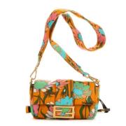 Pre-owned Canvas shoulder-bags Fendi Vintage , Multicolor , Dames