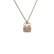 Pre-owned Rose Gold necklaces Hermès Vintage , Yellow , Dames