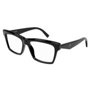 Klassieke Zwarte Leren Schoudertas Saint Laurent , Black , Unisex