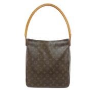 Pre-owned Canvas totes Louis Vuitton Vintage , Brown , Dames