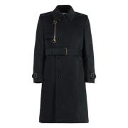 Klassieke Katoenen Trenchcoat Burberry , Black , Heren