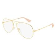 Stijlvolle Brilmontuur Gg0515O Gucci , Yellow , Unisex