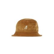 Cord Bucket Visser Hoed Kangol , Brown , Heren