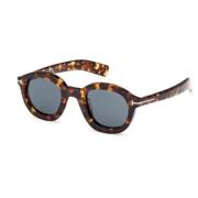 Stijlvolle zonnebril voor modeliefhebbers Tom Ford , Brown , Unisex