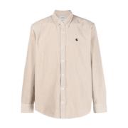 Beige Herenshirts Carhartt Wip , Beige , Heren