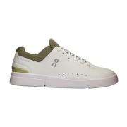 Witte en olijf heren sneakers On Running , White , Heren