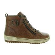 Veterschoenen voor vrouwen Remonte , Brown , Dames