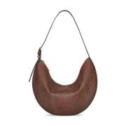 Bruine Essential Hobo Tas met Leer Etro , Brown , Dames