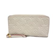 Pre-owned Fabric wallets Louis Vuitton Vintage , White , Dames