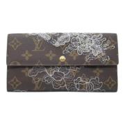 Pre-owned Coated canvas wallets Louis Vuitton Vintage , Brown , Dames