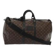 Pre-owned Canvas handbags Louis Vuitton Vintage , Brown , Dames