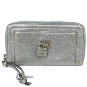 Pre-owned Leather wallets Chloé Pre-owned , Gray , Heren