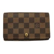 Pre-owned Plastic wallets Louis Vuitton Vintage , Brown , Dames