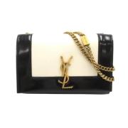 Pre-owned Leather shoulder-bags Yves Saint Laurent Vintage , Black , D...