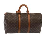 Pre-owned Canvas handbags Louis Vuitton Vintage , Brown , Dames