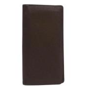 Pre-owned Leather wallets Louis Vuitton Vintage , Brown , Dames