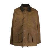 Bruine Gewaxte Katoenen Veldjas Filson , Brown , Heren