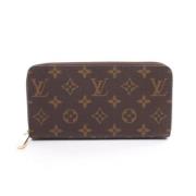 Pre-owned Coated canvas wallets Louis Vuitton Vintage , Brown , Dames