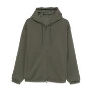 Groene Sweater Omkeerbaar Hoodie Jack Emporio Armani , Green , Heren