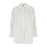 Witte Poplin Overhemd Klassieke Stijl Jil Sander , White , Dames