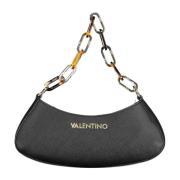 Zwarte schoudertas met kettingriem Valentino by Mario Valentino , Blac...