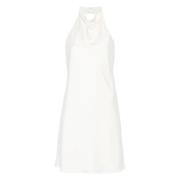 Witte Mini Draperen Jurk Rotate Birger Christensen , White , Dames