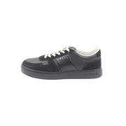 Zwarte Sneakers met Suède en Leer Hogan , Black , Heren