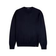 Blauwe Crew Neck Sweater Fay , Blue , Heren