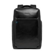 Anti-diefstal Laptop en iPad Rugzak Piquadro , Black , Heren