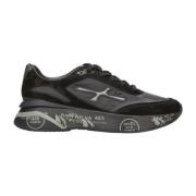 Zwarte Sneakers Stijlvol Model Premiata , Black , Heren