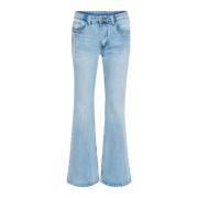 Hoge Bootcut Jeans Lichtblauw Retro My Essential Wardrobe , Blue , Dam...