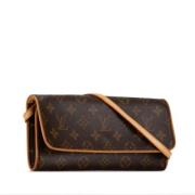 Pre-owned Leather louis-vuitton-bags Louis Vuitton Vintage , Brown , D...