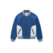 Blauwe Ski Bomberjas Souvenir Stijl Rhude , Blue , Heren